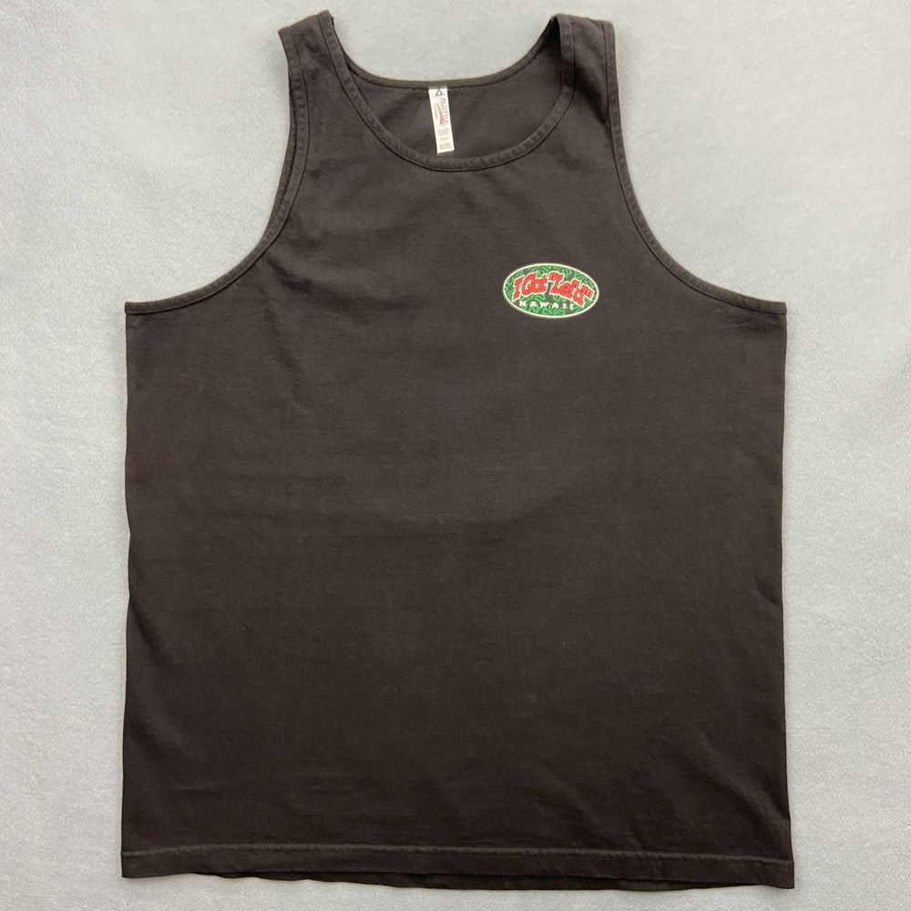 Hawaii Tank Top T-Shirt I Got Lei'd Double Sided Beach Surf Adult Size XL
